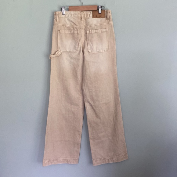 PacSun Cream Wide Leg Jeans - Picture 6 of 8